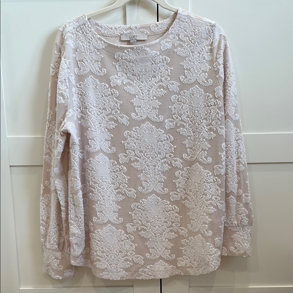 Loft long sleeve blouse size XL